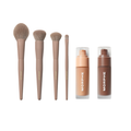 Complexion Boost & Iced Mocha Face Brush Set Bundle
