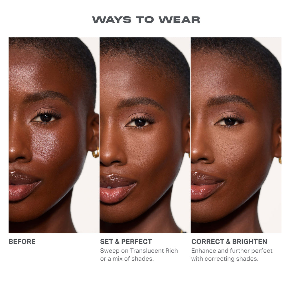 Bake & Set Loose Powder Quad & Brush Duo