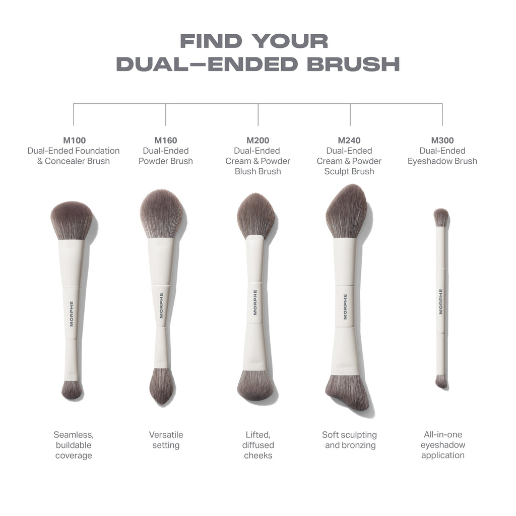 M300 Dual-Ended Eyeshadow Brush